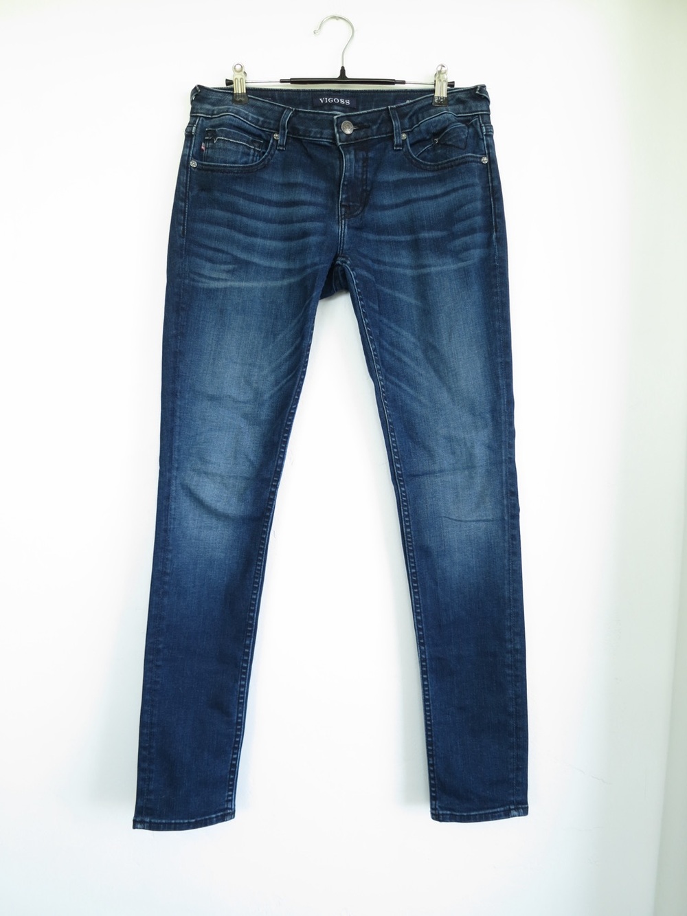 Vigoss Dark Blue Slim Denim Jeans
